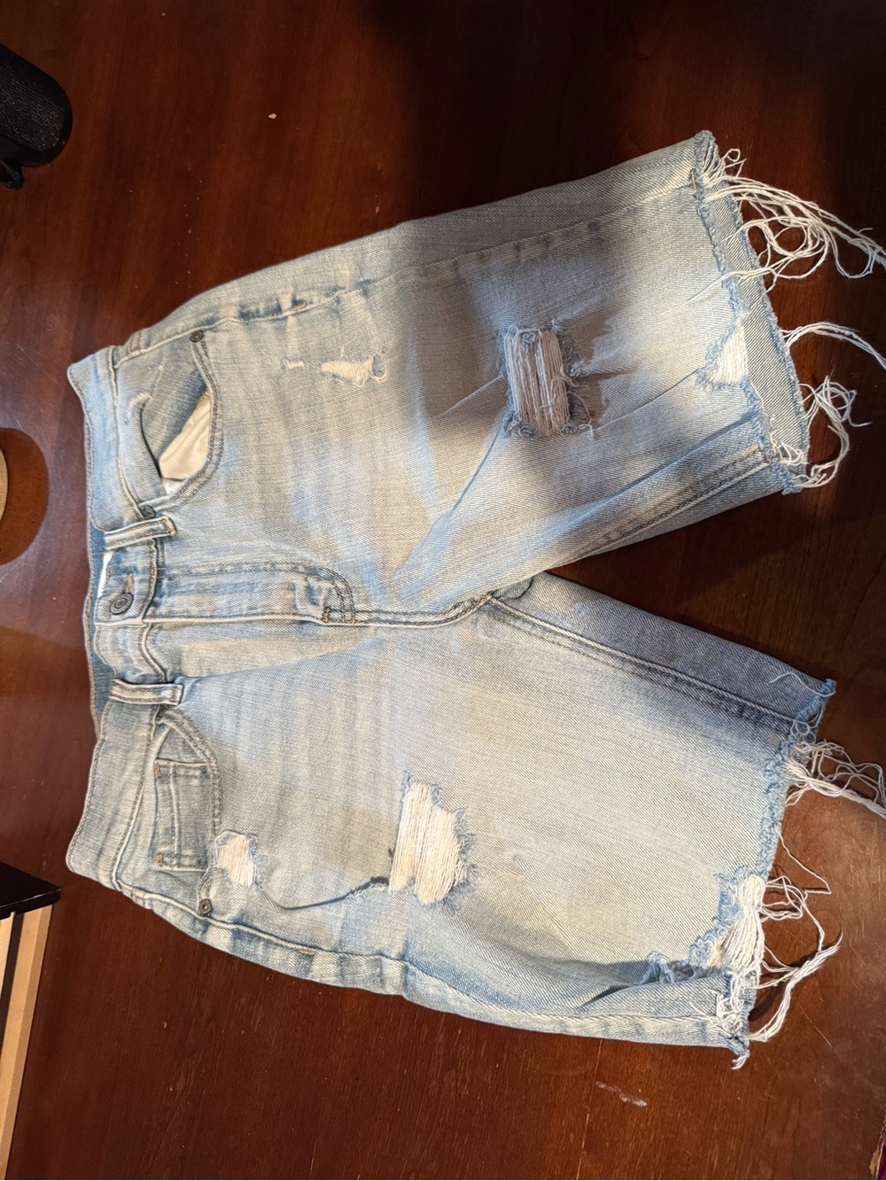 eunina Light Blue Denim Shorts